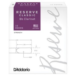 Caja 10 cañas D'ADDARIO Reserve Classic para Clarinete