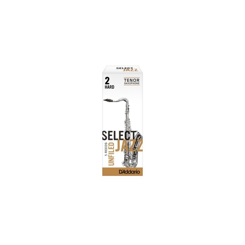 Caja 5 cañas D'ADDARIO Select Jazz Unfiled para Saxofón Tenor Caja 5 cañas D'ADDARIO Select Jazz Unfiled para Saxofón Tenor