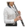 Correa de piel elástica - BG C23E para clarinete