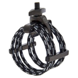 Abrazadera SILVERSTEIN Carbon Black (Pequeña) Metal