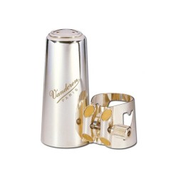 Abrazadera y boquillero clarinete Si b Vandoren Optimum plata