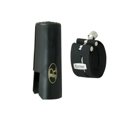 Abrazadera y boquillero clarinete bajo Rovner L10