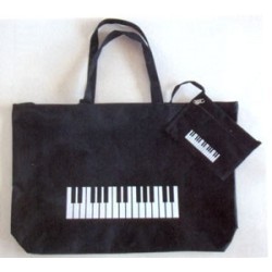 Bolso Negro Teclado (50 x 11 x 38)
