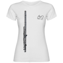 Camiseta Flauta Chica Blanca M