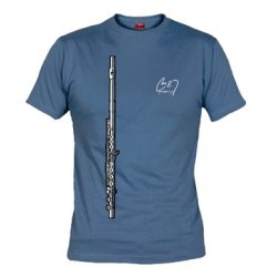 Camiseta Flauta Chico Azul M