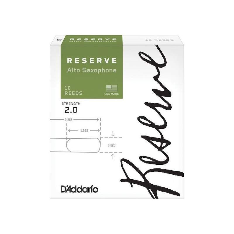 CAÑAS D´ADDARIO WOODWINDS RESERVE SAXO ALTO 10BX CAÑAS D´ADDARIO WOODWINDS RESERVE SAXO ALTO 10BX