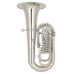 Tuba Fa 6 Cilindros Miraphone F-281C Firebird Goldmessing Plateada