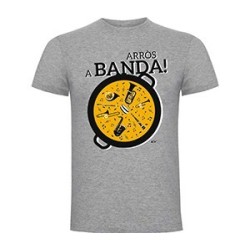 Camiseta manga corta Arroz a Banda