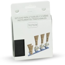 Estuche 5 cañas+ 3 tudeles Dulzaina Ortolà -  tr3t5cm