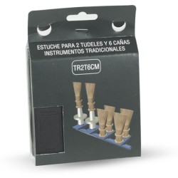 Estuche 6 cañas + 2 tudeles Dulzaina Ortolà - tr2t6cm