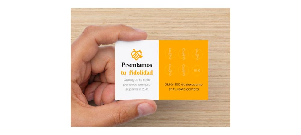 tarjeta fidelidad instrumentomania