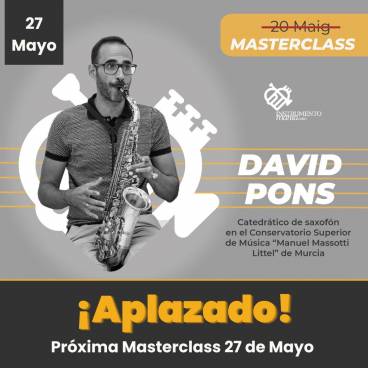 Masterclass David Pons 